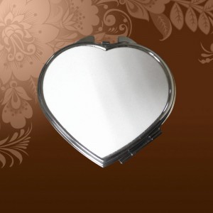 Зеркало металлическое Сердце